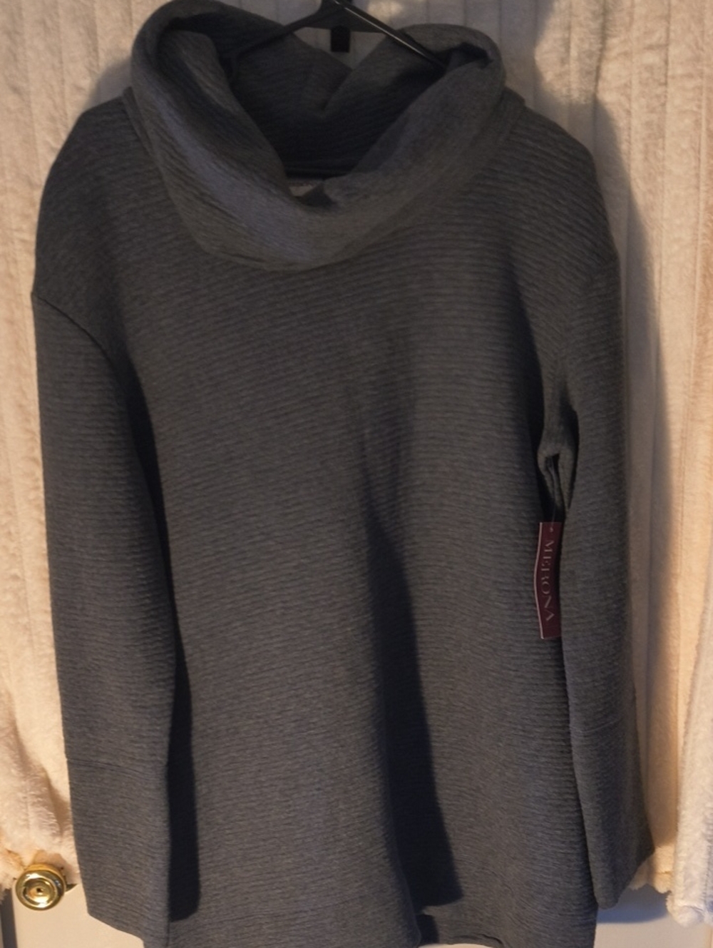 Merona Gray Funnel Neck Sweater